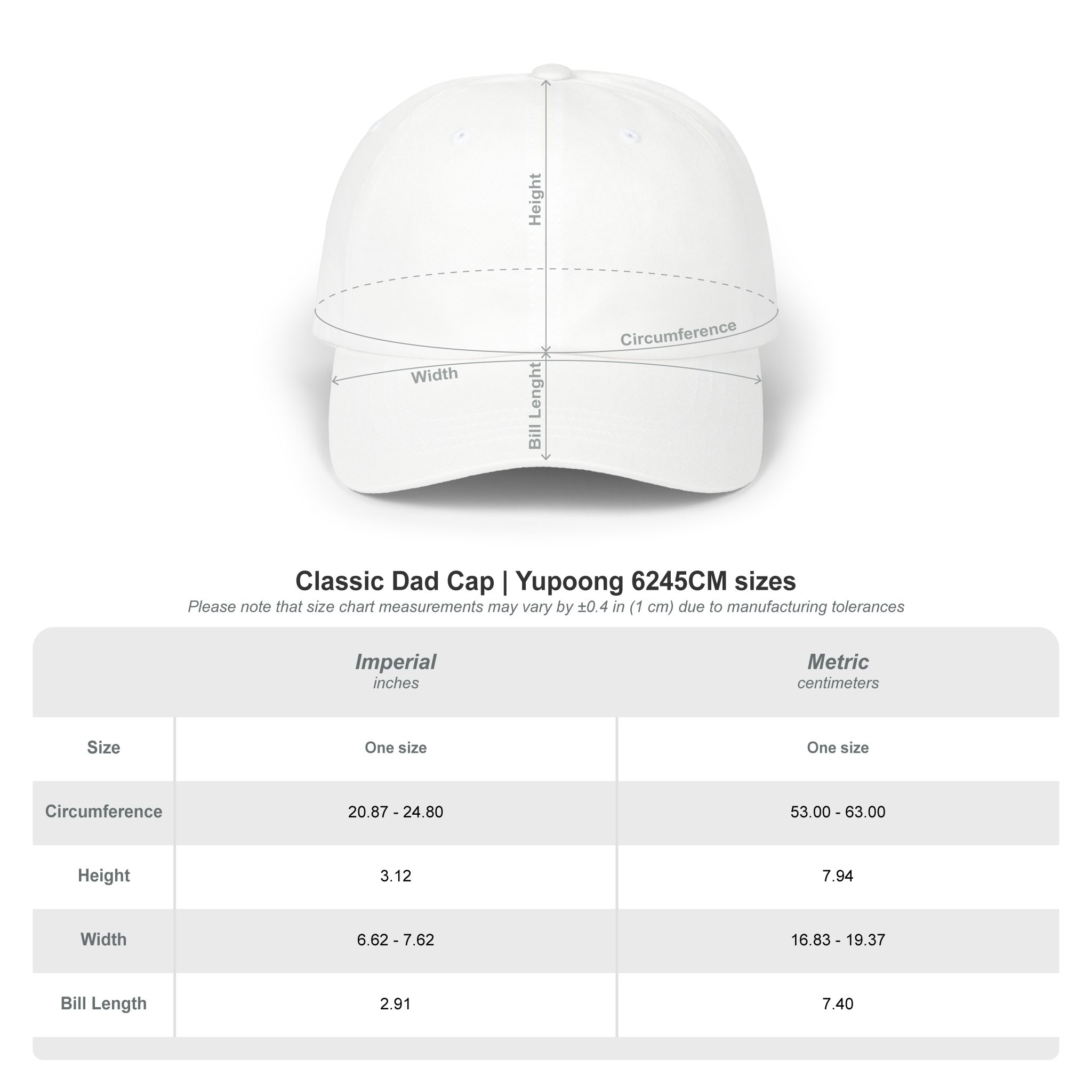 Gorra Dad Cap — Frase Bordada - Image 30
