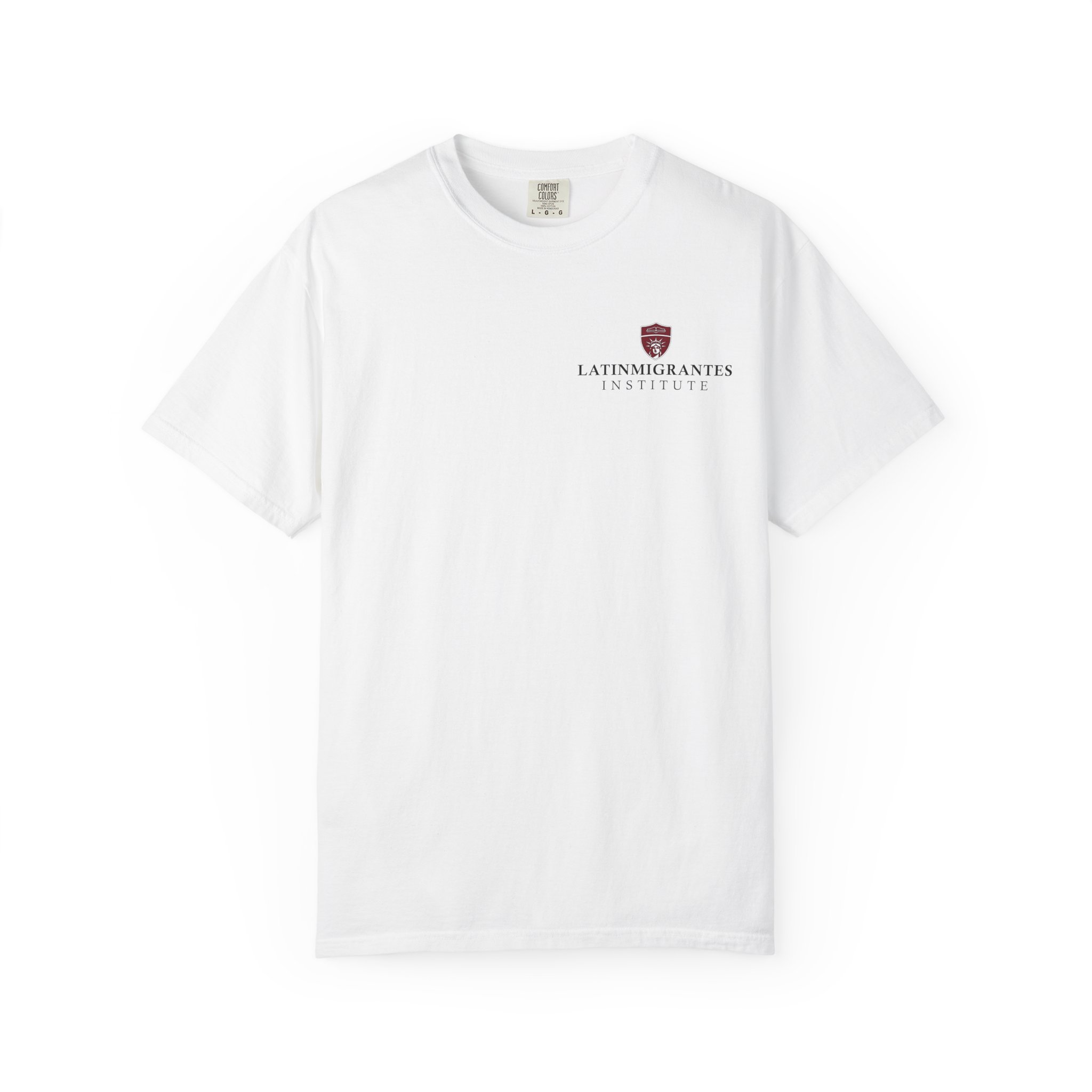 Camiseta Garment-Dyed — Logo Estampado